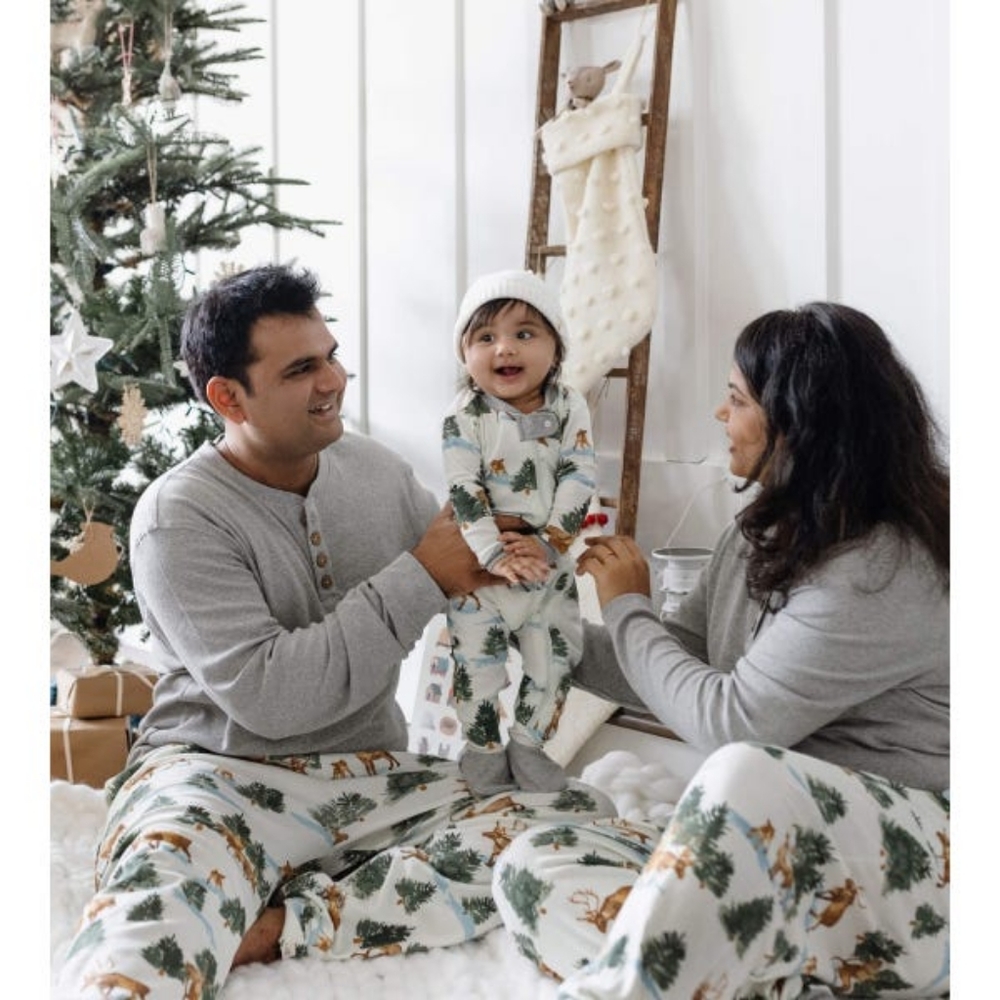 Burt's Bees - Family Jammies - Pajamas - Men's Large - Rustic Reindeer